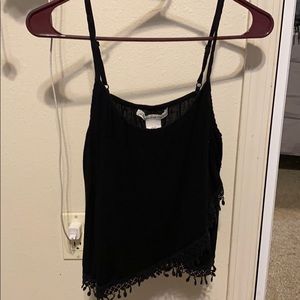 black tank top